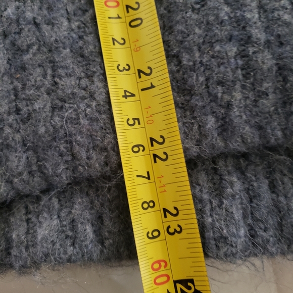 ⭐ Universal Thread Womens Blue Chunky Knit Sweater Oversized Sleeves XXL wool - Picture 8 of 8